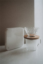 Load image into Gallery viewer, Hario V60-02 - Glass & Olive Wood