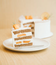 Load image into Gallery viewer, Holiday Cake: Chocolate, Osmanthus and Persimmon Shortcake

