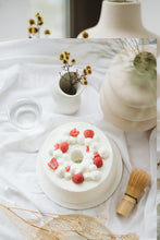Load image into Gallery viewer, Matcha &amp; Raspberry Chiffon Cake
